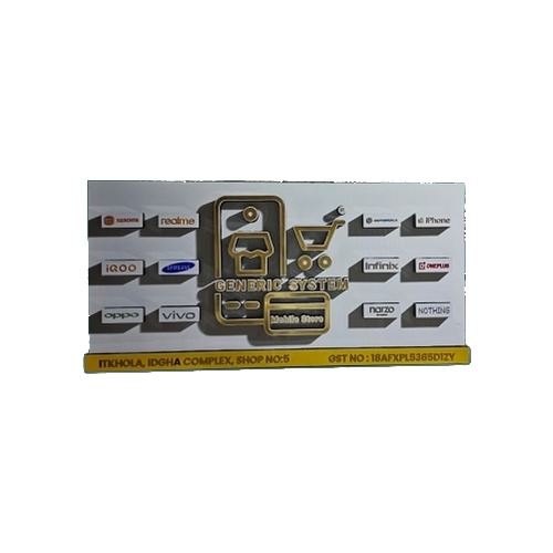 Mobile Sign Board - Body Material: Acrylic