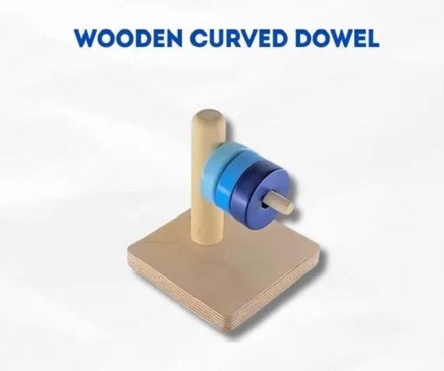 Wooden Curved Dowel Toy - Age Group: 1-3