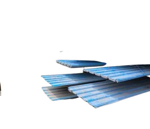 Ms Colour Coated Sheet - Aluminium Polished Rectangular Sheet, Any Size, Sky Blue Color | Smooth Finishing for Versatile Applications