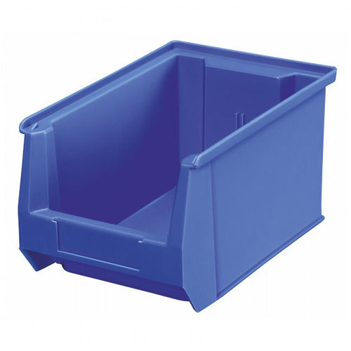 Plastic Storage Bull Bins - Color: Blue