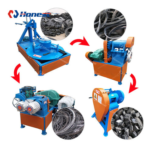 Scarp Tire Recycling Machine - Material: Steel