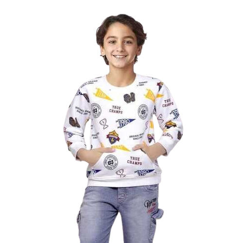 Kids Boys Sweatshirt - Age Group: 10-12 Years