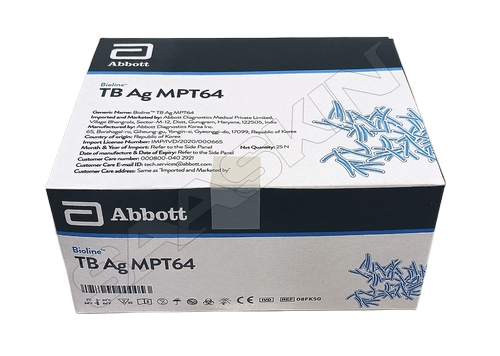 Abbott Bioline TB Ag MPT64 Test Kit - Immunochromatographic Rapid Test, Portable Manual Operation | Latest Technology, Strong & Durable, Easy to Use