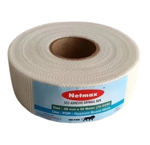 Self Adhesive Drywall Tape - 48mm Width, 90m & 45m Lengths | Ideal for Gypsum and Pop Board Joints in Interior Finishing & Renovation