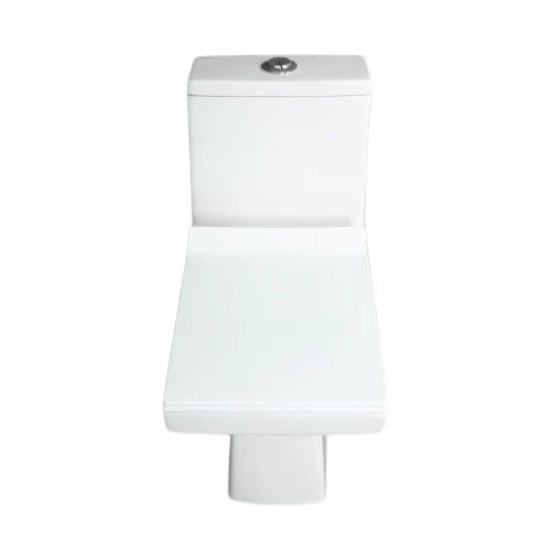 One Piece Water Closet - Ceramic, Customized Size, Polished White Finish | Durable, Long Lasting, Floor Mounted Design