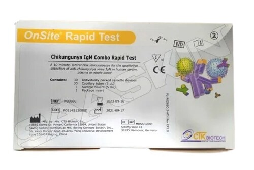 Onsite Chikungunya Igm Combo Rapid Test Kit - Operating Type: Manual