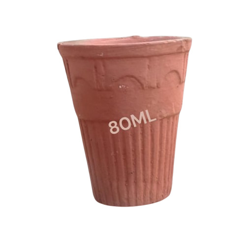 Clay Kulhad Cups 80 Ml - Finish: Matte