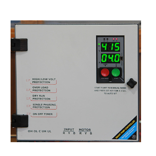 3 Phase Pump Control Panel - Base Material: Metal Base