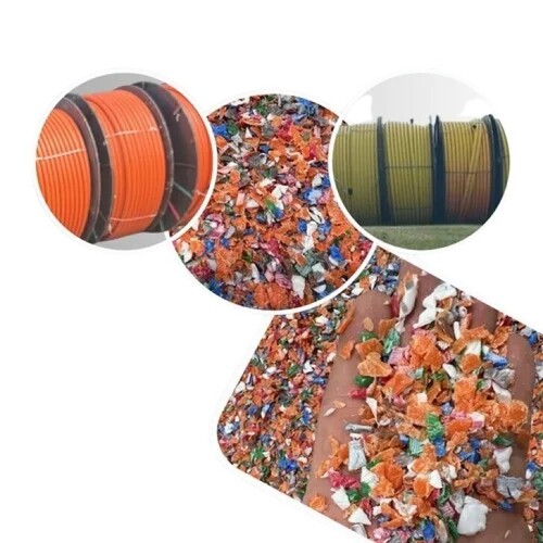 Hdpe Conduit Pipe Regrind - Color: Mix