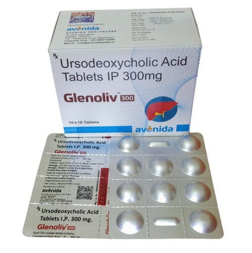 Glenoliv Ursodeoxycholic Acid Tablets Ip 300 Mg