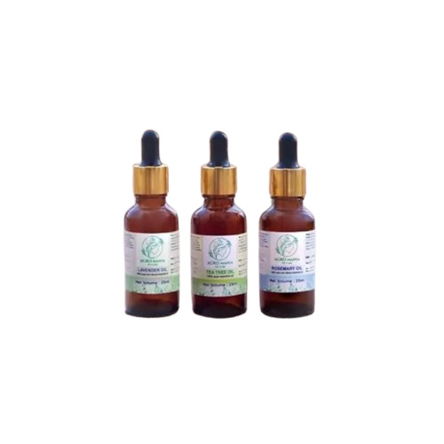 Lavander, Tea Tree & Rosemary Essential Oil Pack Of 3 - Age Group: All Age Group