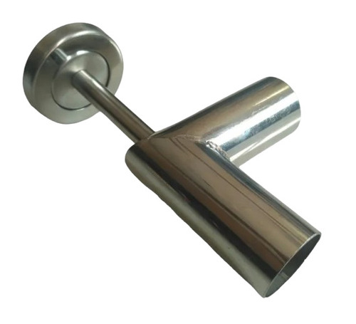 Fittings L Support - Stainless Steel 25mm Wall Mounted Chrome Curtain Pipe Fitting | Silver Finish 150g Lightweight Design