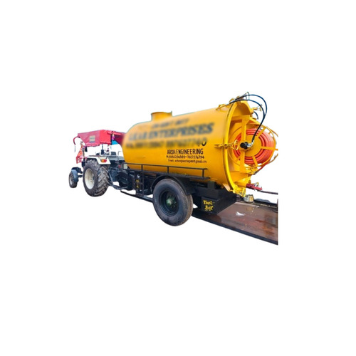 Tractor Towing High Pressure Sewer Jetting Machine 5000 Liter