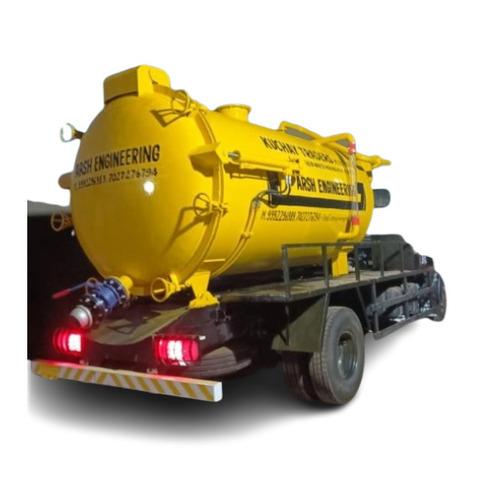 Truck Chassis Mounted Sewer Suction Machine 8000 Liter - Color: As Per Customer Demand