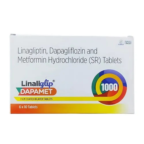 Linagliptin, Dapagliflozin And Metformin Hydrochloride Sr 1000Mg - Feature: Highly Effective