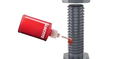 Threadlocker Adhesive - 50 ml Liquid, Hot Melt Red Grade A, 98% Purity for Industrial Use in Fiber, Footwear, Furniture, and Leather
