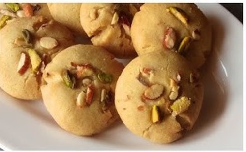 Almond Fantasy Cookies - Crispy Rectangular Delights | 100% Veg, Preservative-Free, Perfect with Tea or Coffee