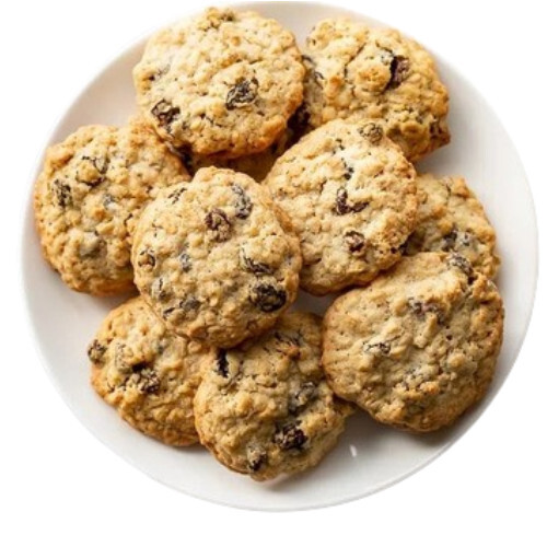 Oatmeal Raisin Cookies - Chewy, Soft Texture with Sweet Plump Raisins | Gluten Free, Full of Natural Flavors, Rich in Fiber, Perfect Comfort Snack
