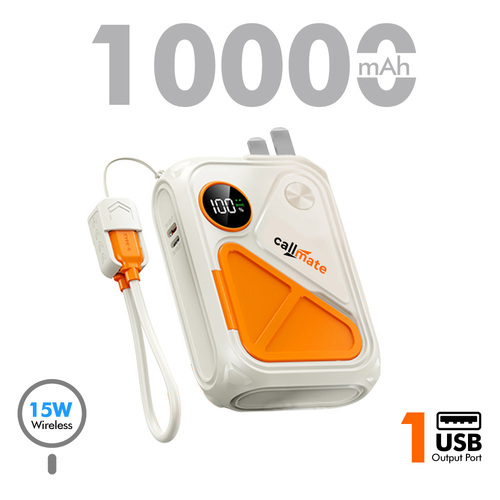 Energizer Wall Charger 10000Mah Power Bank - Body Material: Plastic