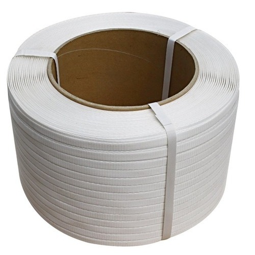 White Polypropylene Strapping - Color: Blue