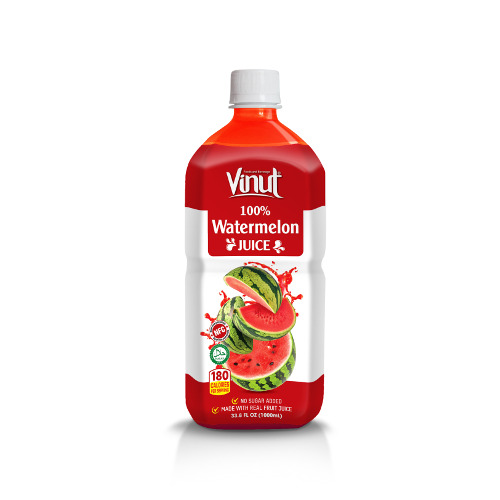 1L Vinut Bottle 100% Watermelon Juice Drink - Alcohol Content (%): 0%