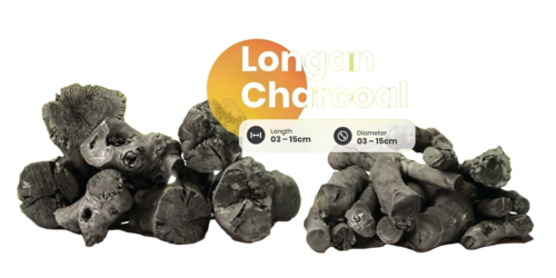 Longan Charcoal - Hard Wood, Standard Size | Natural Fuel Source