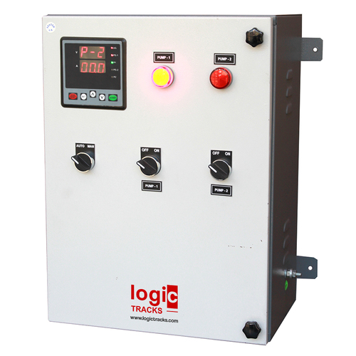 Duplex Pump Control Panel - 415V, 2 Pumps Up to 7.5HP, 18Amp Max Current | Metal Base, White Color, 1 Year Warranty, Delay ON Timer