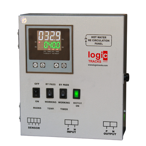 Hot Eco 1Phase 1P Hot Water Recirculation Panel - Color: White