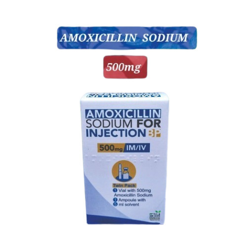 Amoxicillin Sodium Injection 500Mg - Cas No: 34642-77-8