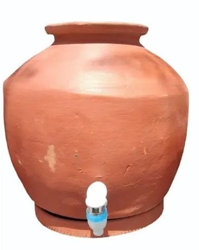 Clay Water Pot - Shape: .