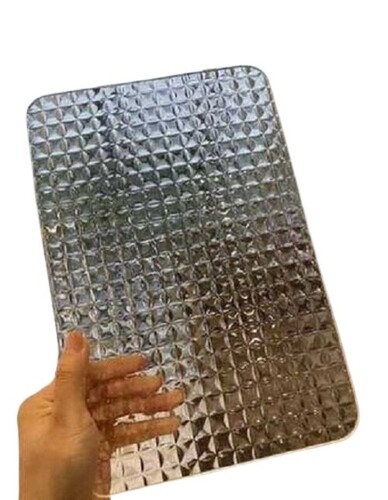 Crystal Pattern Glass - Rectangular Shape with Resistance to Cracking | Transparent Solid Glass with Clear Technique