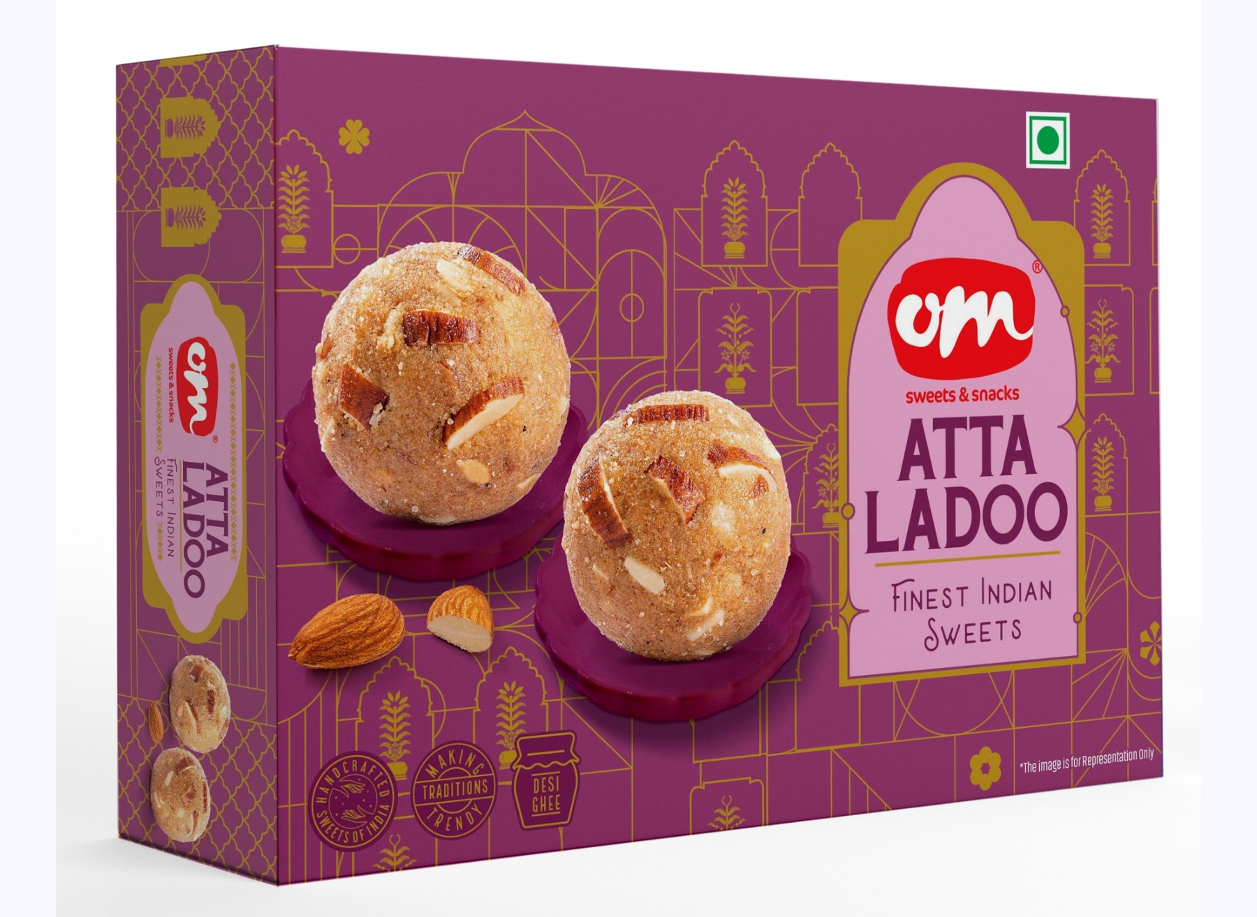 मीठा आटा लड्डू