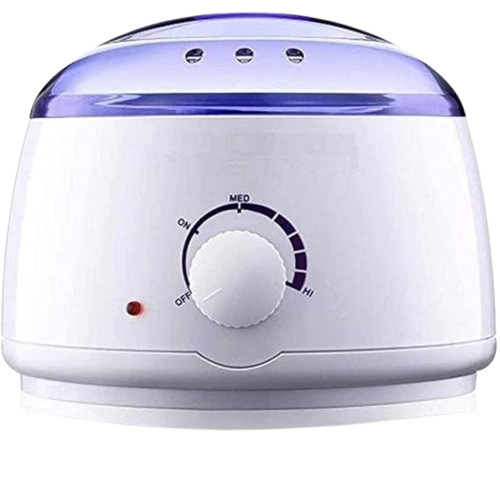 Hot Wax Heater - Color: White & Purple