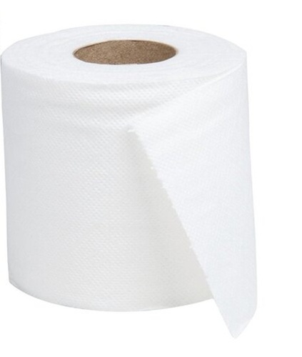 Plain Toilet Paper Roll - Color: White