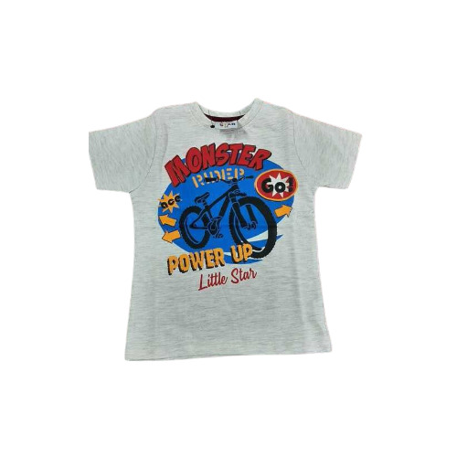 Kids Round T-Shirt - Color: Multicolor