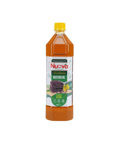 Nuova Cold Pressed Mustard Oil 1 Ltr - Shelf Life: 180 Days