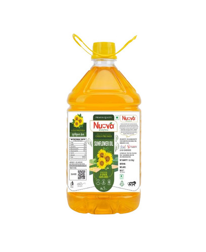 Nuova Cold Pressed Sunflower Oil 5 Ltr - Application: Cooking