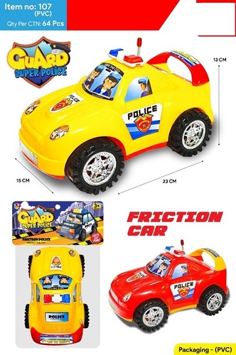 107 Friction Police Car