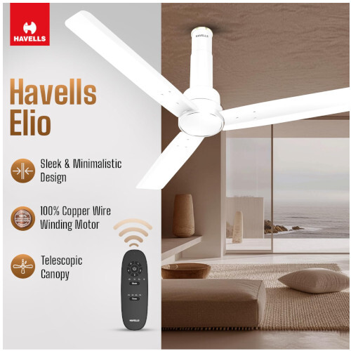 Elio Havells Air Fan  - Energy Efficiency Rating: 4 Star