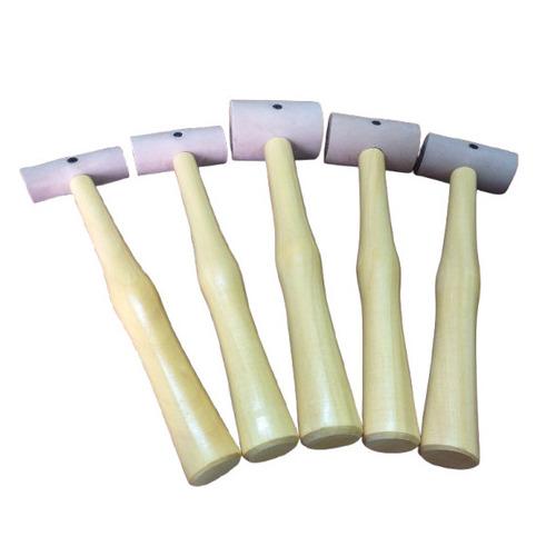 Leather Hammer (Soft Leather Mallet) - Color: Off White