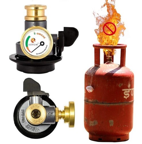 Gas Safety Device, Gas Regulator Safety Device, LPG Gas Cylinder Safety Device, Gas Safety Valve