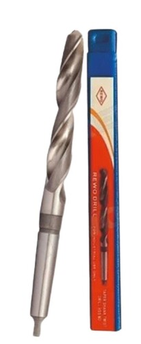 Rewo Hss Taper Shank Drill Bit - Standard Size Silver Color | Edge Free Cutting Anti Rust Treatment Quality Tested