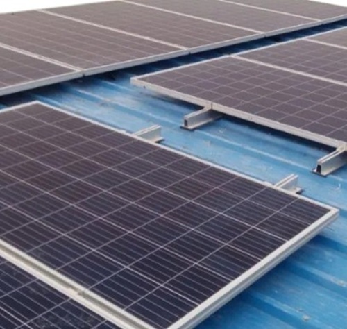 Solar Panel Mounting Structure - Aluminum Alloy, Thickness 2-5mm, Multi Color Finish | Corrosion Resistance, Customized Size, Tilt Angle Flexibility