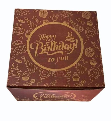 Cake Box - Finishing: Matte Lamination