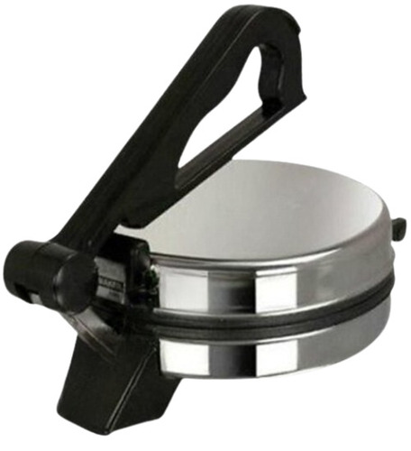 Electric Roti Maker - Color: Silver & Black