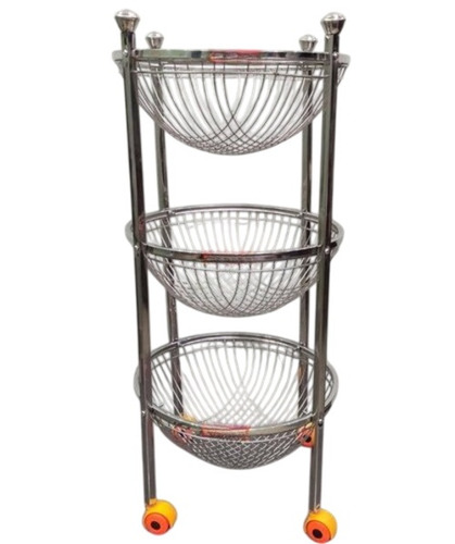 Stainless Steel Kitchen Trolley - Application: Residential