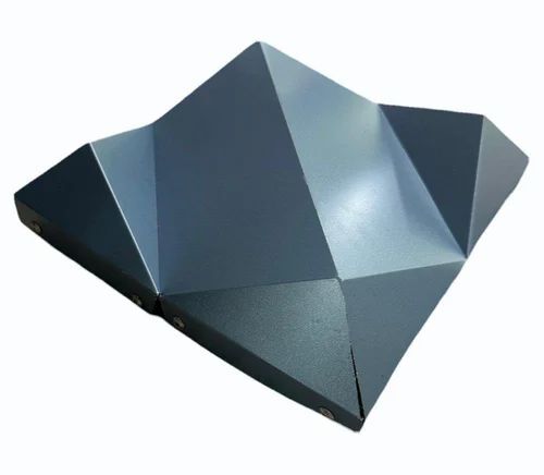 Grey Acp 3d Wall Panel - Shape: Square