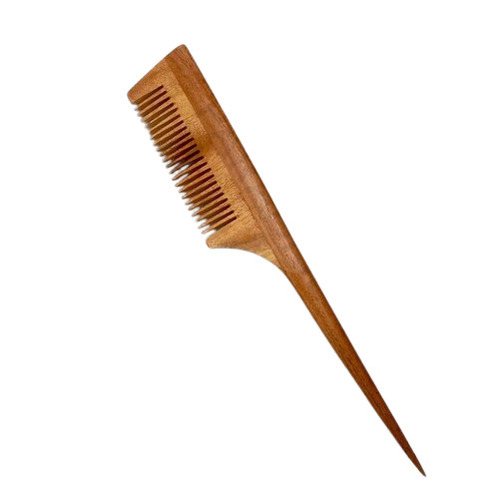 Neem Wood Tail Comb - Age Group: Suitable For All Ages