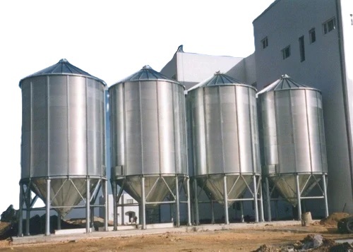 Stainless Steel Silo Storage Tanks  - Application: Industrial