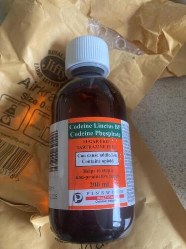 Lean Codeine Linctus Cough Syrus Pinewood